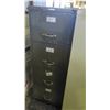 Image 3 : Qty 3 Metal 4 Drawer Filing Cabinets - 1 Beige/1 Drk Gray/1 Brown