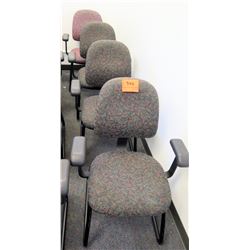 Qty 4 Office Desk Chairs w/ Arm Rests