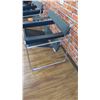 Image 2 : Qty 2 Leather Like Chairs w/ Metal Frames
