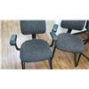 Image 2 : Qty 4 Office Desk Chairs w/ Arm Rests