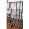 Image 3 : Qty 5 Wire Shelving Units (3 Rolling, 2 Stationary)