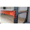 Image 2 : Adjustable 3 Metal Orange Gray Shelving Unit Shelf