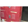 Image 4 : Red Metal 15 Locker Storage Unit