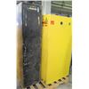 Image 1 : Yellow Metal Storage Cabinet for Flammable Storage & Tall Metal Unit