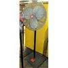 Image 1 : Tall Metal Dayton Shop Fan w/ Square Metal Base