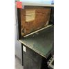 Image 1 : Shop Desk Work Table w/ Cork Board Backboard