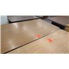 Image 3 : Qty 2 Metal & Pressed Wood Shop Tables
