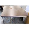 Image 1 : Qty 2 Metal & Pressed Wood Shop Tables