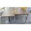Image 2 : Qty 2 Metal & Pressed Wood Shop Tables
