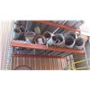 Image 4 : Metal 4 Shelf Adjustable Shelving Unit w/ Misc Sized Pipes