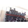 Image 5 : Metal 4 Shelf Adjustable Shelving Unit w/ Misc Sized Pipes