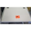 Image 3 : Qty 3 Misc Furniture - Metal & Wood Desk, Cabinet, Plastic Table