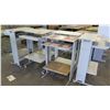 Image 2 : Qty 5 Wheeled Rolling Standing Drafting Tables Desks