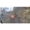 Image 2 : Tall Metal Dayton Electric Shop Fan w/ Round Metal Base