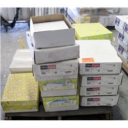 Qty 1 Pallet Misc Neenah & Ultra Digital Open Cases Reams Paper