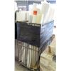 Image 1 : Qty 1 Metal Crate w/ Misc Rolled Paper Rolls - Texting, etc