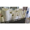 Image 2 : Qty 1 Metal Crate w/ Misc Rolled Paper Rolls - Texting, etc