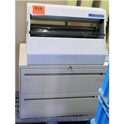 Xyron 2500 Adhesive Application & Laminating System w/ Lateral File Cabinet