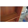 Image 3 : Wooden 5 Shelf Display Book Case Adjustable Shelves