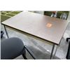 Image 1 : Shop Table Metal w/ Laminate Top
