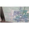 Image 2 : 2 Piece Abstract Art Painting Signed by Artist