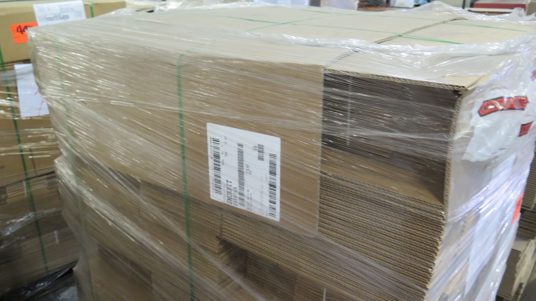 Qty 1 Pallet Smurfit Kappa Pacific Rim Packaging 39071 Corrugated Boxes ...