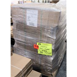 Qty 1 Pallet Hagadone 91825 Corrugated Shipping Boxes Printed