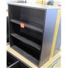 Image 1 : Qty 2 Short Black Wood 3 Shelf Adjustable Book Case Shelving Unit