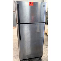 Kenmore Full Size Silver Colored Refrigerator Freezer Upright Unit Fridge