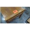 Image 3 : Wooden Square End Table w/ 1 Drawer Underneath
