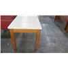 Image 2 : Large Wooden Shop Work Table w/ White Top