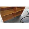 Image 2 : Two Sided Tall Book Display Case w/ 12 Adjustable Shelves