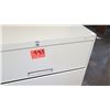 Image 2 : Qty 1 Metal 3 Drawer Lateral Legal Beige File Cabinet