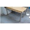 Image 3 : Qty 3 Misc Furniture - Tall Book Case, Short 2 Tier Shelf & Table