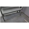 Image 2 : Metal 5 Tier Shop Work Shelf w/ White Shelves