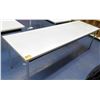 Image 1 : Long Metal & Wood Shop Work Table