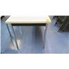Image 2 : Long Metal & Wood Shop Work Table