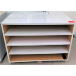 Short 4 Tier Paper Storage Cabinet