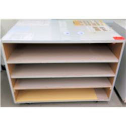 Short 4 Tier Paper Storage Cabinet