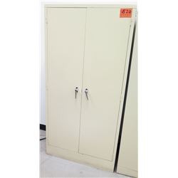 Tall 5 Tier Storage Cabinet w/ 2 Front Doors