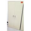 Image 1 : Tall 5 Tier Storage Cabinet w/ 2 Front Doors
