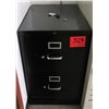 Image 1 : Metal 2 Drawer Standard  Black File Cabinet
