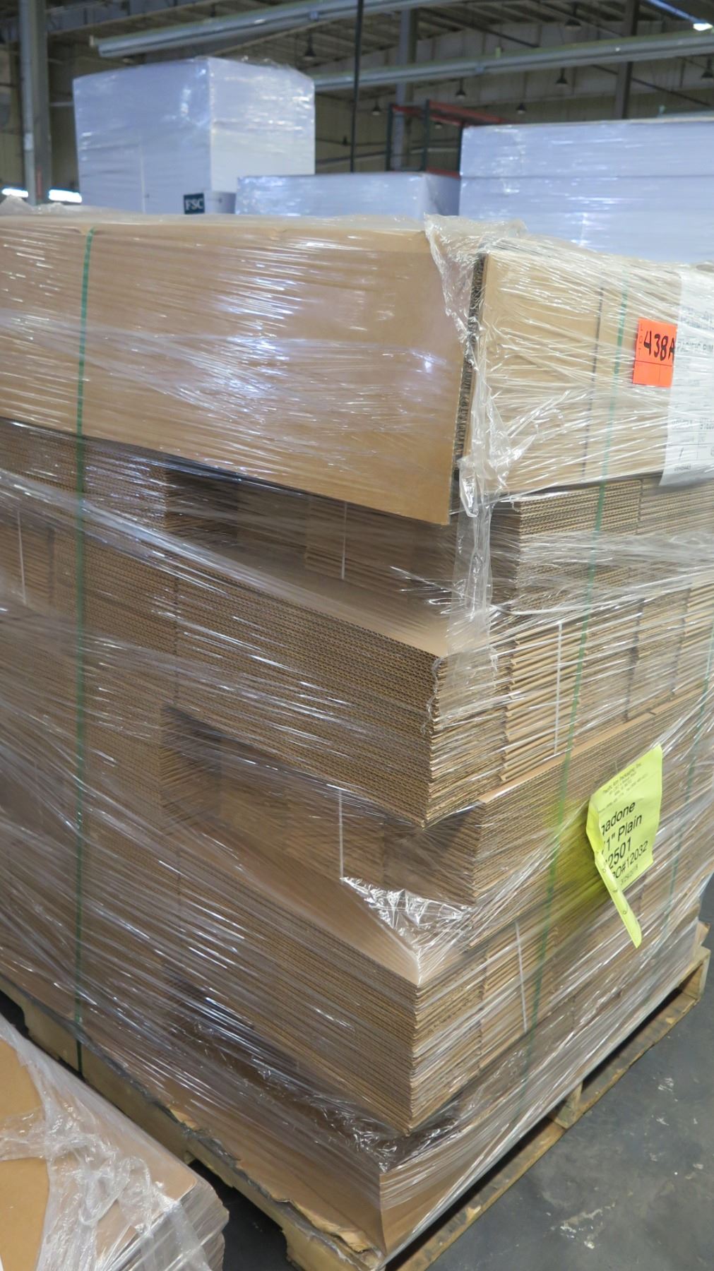 Qty 1 Pallet Smurfit Kappa Pacific Rim Packaging 39071 Corrugated Boxes ...