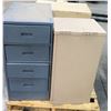 Image 1 : Qty 2 Short 4 Drawer Storage Cabinets