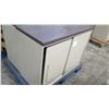 Image 2 : Qty 2 Short Sliding Door Cabinets