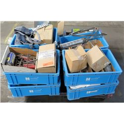 Multiple Misc Bins - Tools, Belts, Filters, Grease Gun, etc