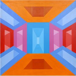 Roy Ahlgren, Portals, Acrylic Painting