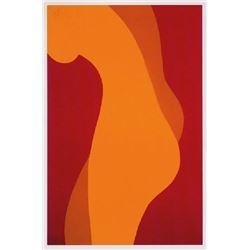Clarence Holbrook Carter, Nude in Motion, Serigraph