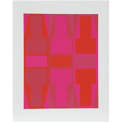 Arthur Boden, T Series (Red), Serigraph