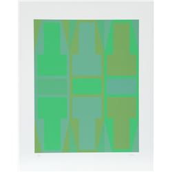 Arthur Boden, T Series (Green), Serigraph